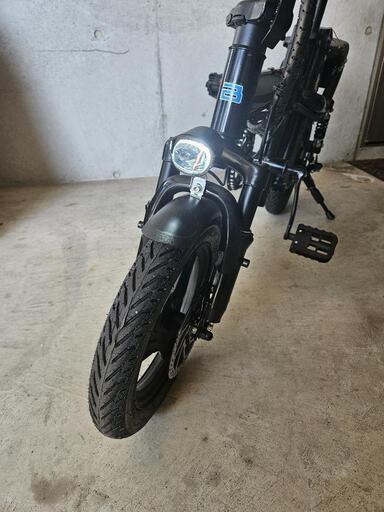 フル電動自転車 電動自転車 モペット 折畳 リアショック フル電動