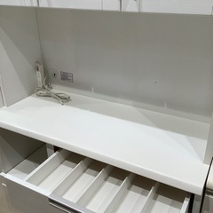 トレファク神戸南店】レンジボード 3枚扉 ホワイト【取りに来られる方 