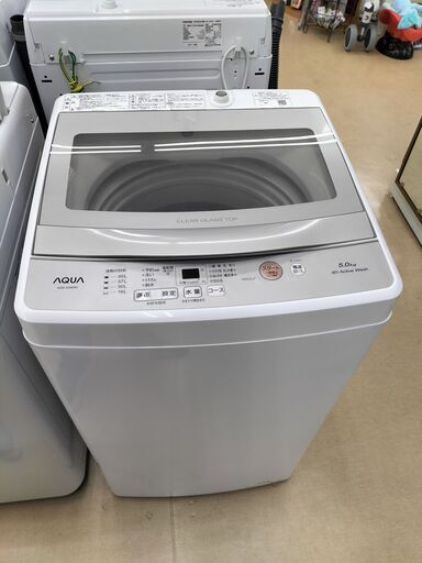 アクア 5.0kg 洗濯機 AQW-S5M 2022年　IK-360