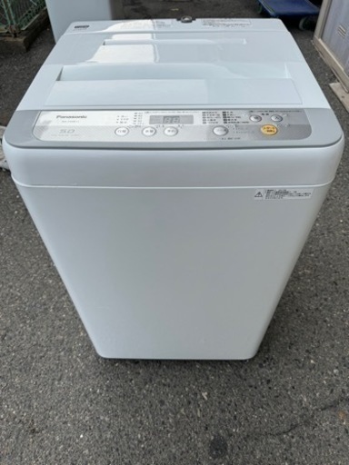 【1】Panasonic 5.0kg 洗濯機 2017年製 NA-F50B11 1104-21