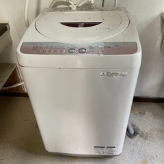 無料　中古洗濯機Sharp ES-GE60L