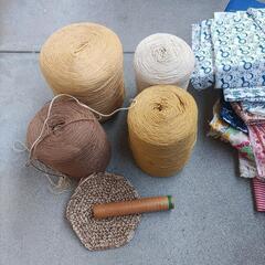 裁縫用品　大量　生糸　セット　布　生地　綿　ロープ