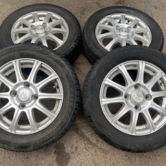 13inc メーカー不明ホイール 155/65R13 スタッドレス付…