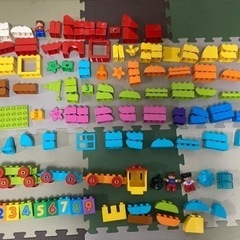 【LEGO】レゴデュプロ＋基礎板(緑）セット
