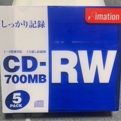 CD-RW 5pack 新品