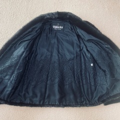 ミンク毛皮コート　YAMAOKA 黒　美品　本物