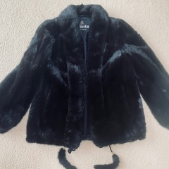 ミンク毛皮コート　YAMAOKA 黒　美品　本物