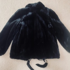 ミンク毛皮コート　YAMAOKA 黒　美品　本物