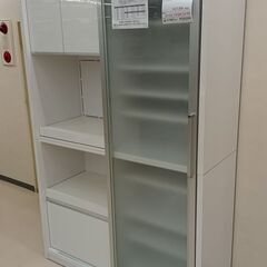 ★ジモティ割あり★  キッチンボード 食器棚 ホワイト W116...