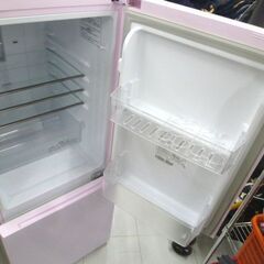 冷蔵庫 154L 2019年製 Hisense HR-G1501KP ピンク系 2ドア 右開き 100L