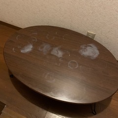東京インテリア購入　折りたたみローテーブル　
