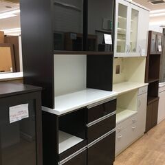 ☆ジモティ割あり☆ 食器棚 W98×D49×H207 クリーニング済み SJ3904