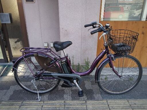 [YAMAHA] PAS Natura(パス ナチュレ)26吋電動アシスト自転車 8.7Ahバッテリー+充電器(ベリーパープル)