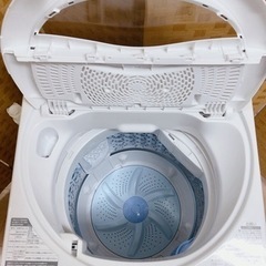 引取】TOSHIBA 東芝 AW-5GA1 2021年製 5.0kg 全自動洗濯機