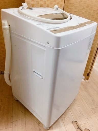 【引取】TOSHIBA 東芝 AW-5GA1 2021年製 5.0kg 全自動洗濯機