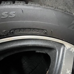 値下げ　スタッドレスホイールセット　165/55R15 