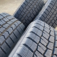 お話中　スタッドレス、アルミホイール4本セット中古品