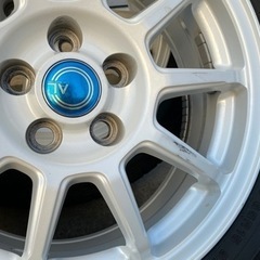 お話中　スタッドレス、アルミホイール4本セット中古品