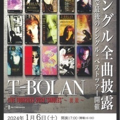 T-BOLAN 1/6 ホクトホール 連番チケット