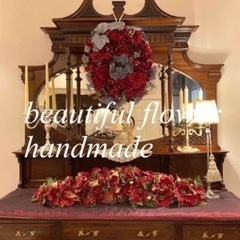 ポインセチアガーランド特大