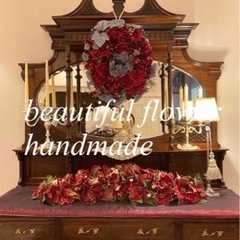 ポインセチアガーランド特大