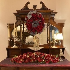 ポインセチアガーランド特大