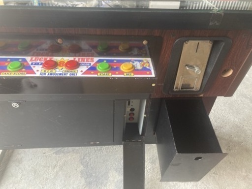 テーブルゲーム機 昭和レトロ New Lucky 8 Lines W-4 ラッキー テーブルゲーム機 昭和レトロ New Lucky 8 Lines W-4 ラッキー