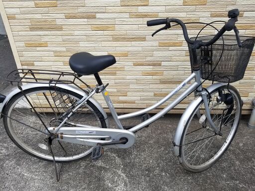 中古自転車 変速無し 26インチ ブロックダイナモ軽整備済み 防犯登録対応 町田市 相模原市 032MM