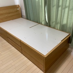 ニトリ 収納付き シングルベッド
