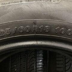 YOKOHAMA GEOLANDAR SUV 225/60R18 18インチ 夏タイヤ 4本 19年製 バリ溝 ハリアー アルファード エクストレイル等　(MTS117)