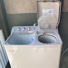 引取限定　日立　２槽式洗濯機　PS-Ｈ４５Ｌ　２０１９年製