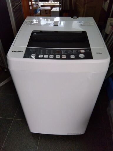 ハイセンス 5.5kg 全自動電気洗濯機 HW-T55C 2019年製