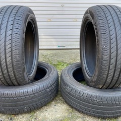 夏タイヤ225/55R18 ４本セット　溝あり