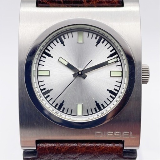 【美品】DIESEL ディーゼル メンズ 腕時計 DZ-2105 SS