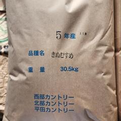 令和5年度産　きぬむすめ　玄米　30kg