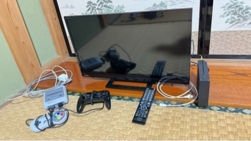 テレビ＋録画用ハードディスク3T＋スーファミミニ
