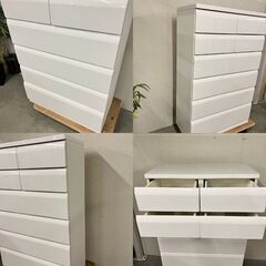 W 14601  NITORI 6段チェスト　小引き出し2つ   ◆大阪市内・東大阪市他 5,000円以上ご購入で無料配達いたします！◆ ※京都・高槻・枚方方面◆神戸・西宮・尼崎方面◆奈良方面、大阪南部方面　それぞれ条件付き無料配送あり！            