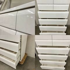 W 14601  NITORI 6段チェスト　小引き出し2つ   ◆大阪市内・東大阪市他 5,000円以上ご購入で無料配達いたします！◆ ※京都・高槻・枚方方面◆神戸・西宮・尼崎方面◆奈良方面、大阪南部方面　それぞれ条件付き無料配送あり！            