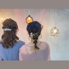 結婚式の髪飾り、バレッタなど