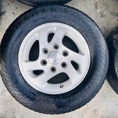 トヨタ 純正ホイール‼️ 希少希少 タイヤセット トヨタ ハイエースレジアス 純正 アルミホイール 15インチ 4本 / 15×6J +29 6H 139.7 ハブ径67 グランドハイエース グランビア