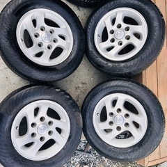 トヨタ 純正ホイール‼️ 希少希少 タイヤセット トヨタ ハイエースレジアス 純正 アルミホイール 15インチ 4本 / 15×6J +29 6H 139.7 ハブ径67 グランドハイエース グランビア