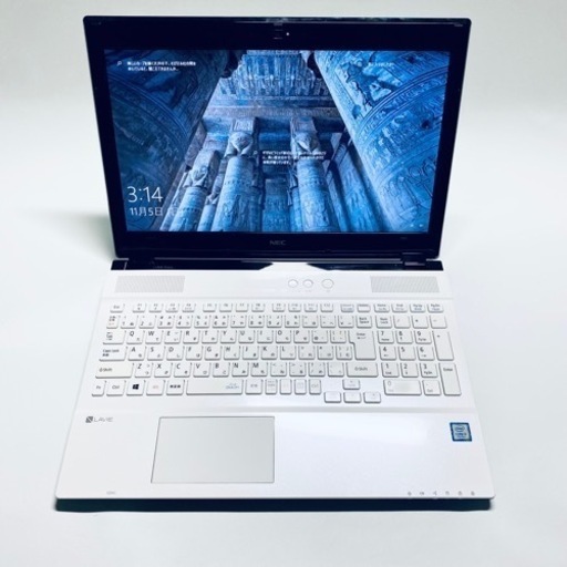 PCmap'sのオススメパソコンメモリ16GB♫オフィス付属★カワイイホワイト色★人気のLAVIE★決済方法選べます♫
