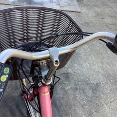 212 ヤマハ新機種電動アシスト自転車pasnatura26インチ ピンクアルミ