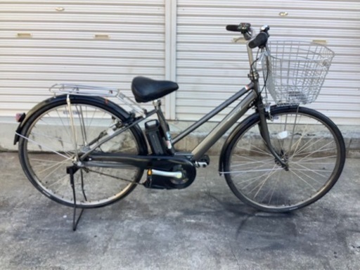 213  ヤマハ新機種電動アシスト自転車pas city27インチ　グレーアルミボディー