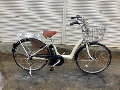 219 ヤマハ新機種電動アシスト自転車pas raffini26インチ　パールホワイト