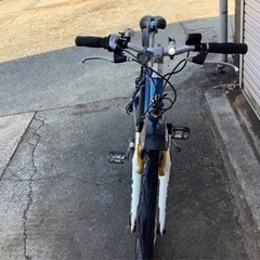 226 パナソニック新機種電動アシスト自転車ハリヤ26インチ ブルーボディー