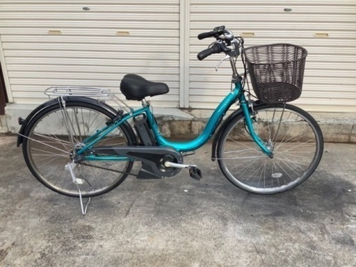 232  ヤマハ新機種電動アシスト自転車pas natura26インチ　ブルーアルミボディ