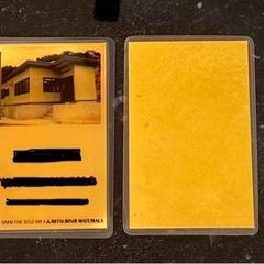 【写真アップ】三菱マテリアル 純金カード0.5g1枚 純金箔カレ...