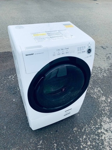 ♦️EJ2295番　SHARP ドラム式電気洗濯乾燥機  【2021年製 】