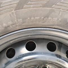 200系ハイエース着用　　４本セット　G075 LTヨコハマ　アイスガード195/80R15